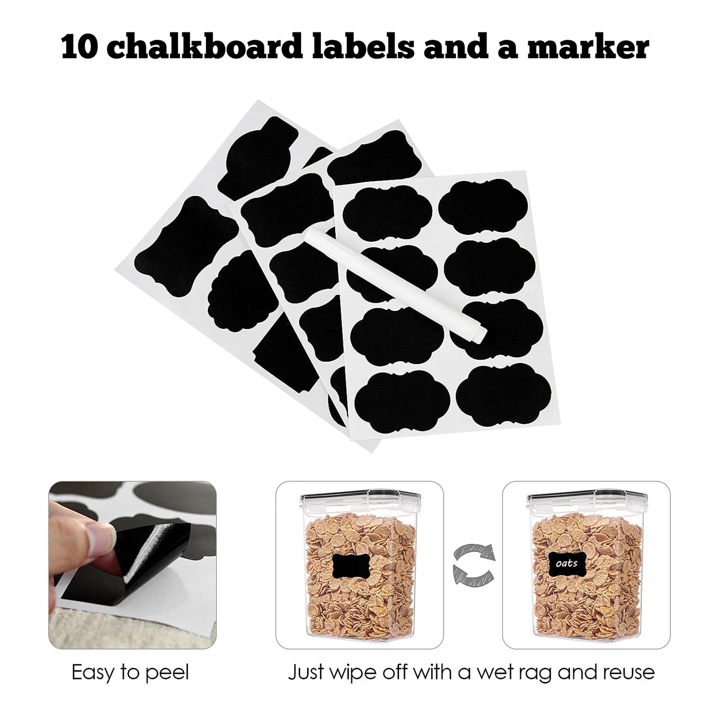 7Pcs - Snapseal containers